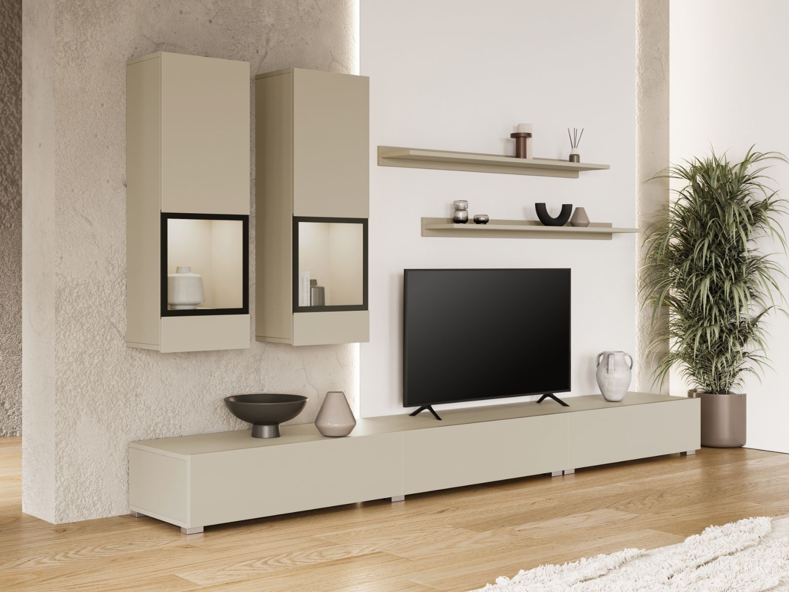 Mobistoxx Tv-meubel set BABEL 5 deuren kasjmier