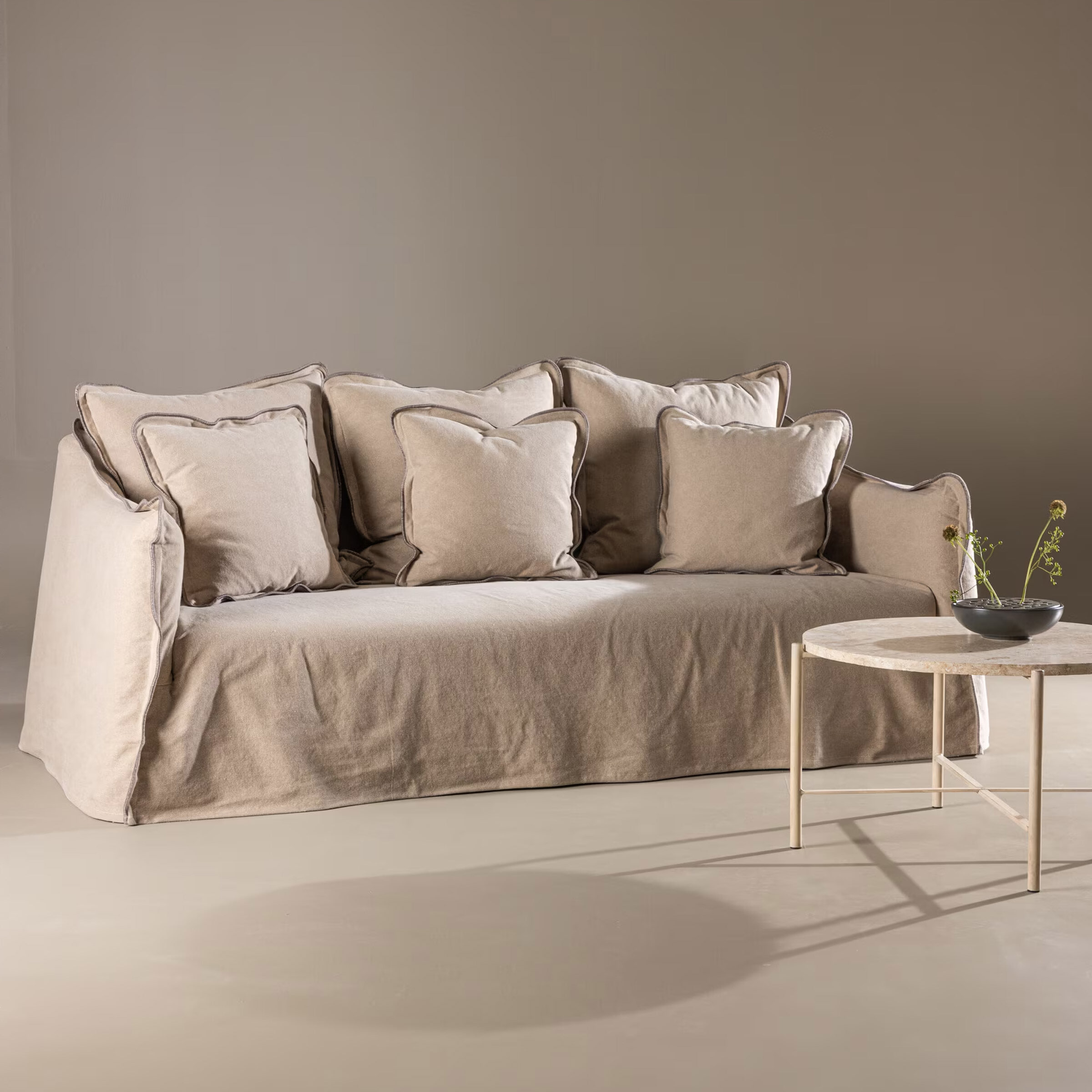 Nohr 3-zits Bank Dennison - Bruin