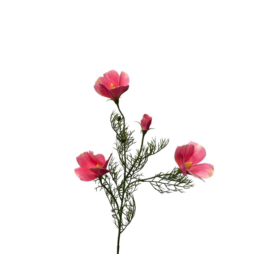 Roberts Collection Kunstbloem hibiscus spray 68cm lichtroze