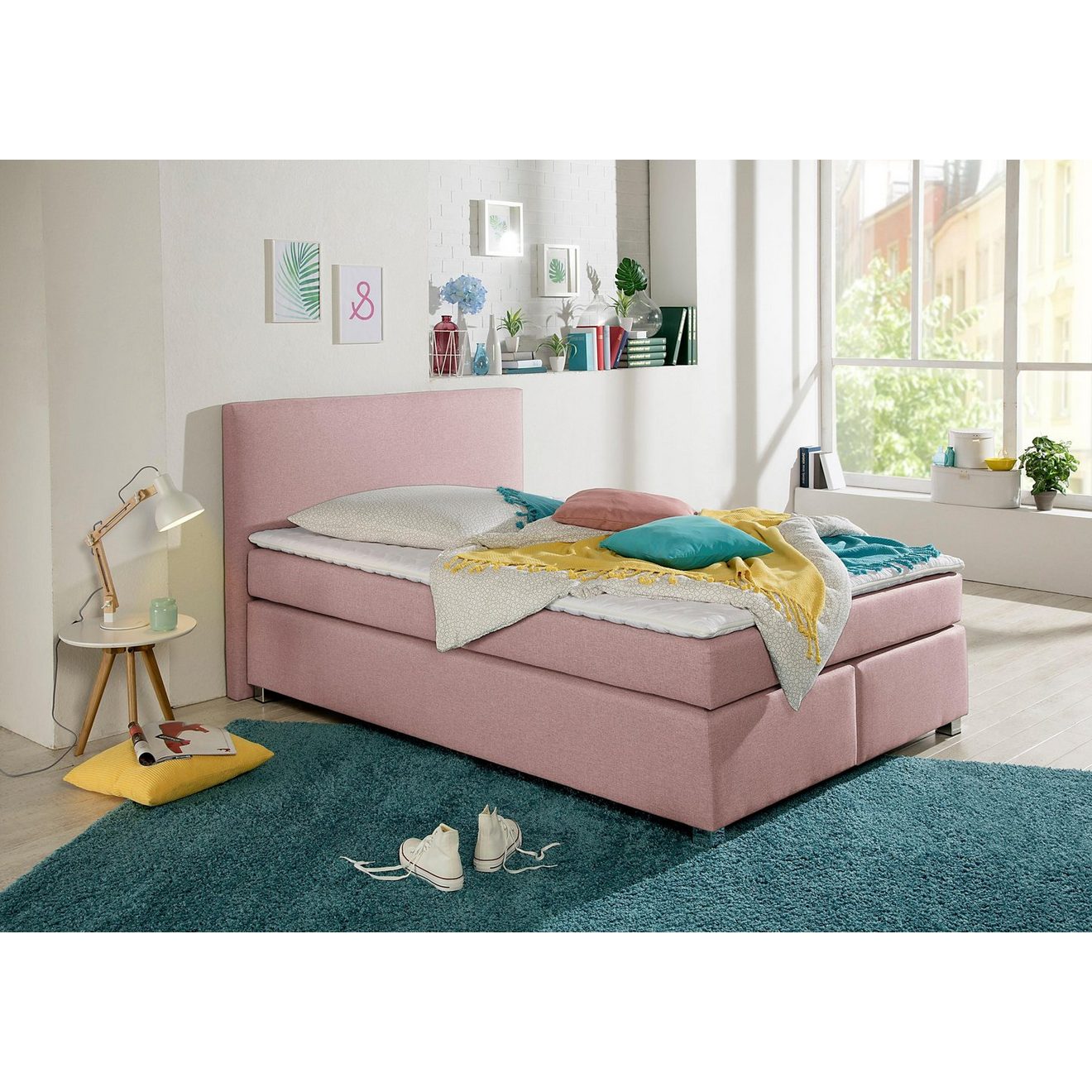 INOSIGN Boxspring Eliana incl. topmatras, in 4 breedten, 3 matrassoorten en 2 hardheden