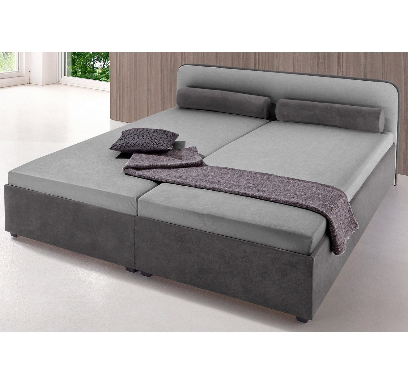 Maintal Gestoffeerd bed naar keuze met bedkist