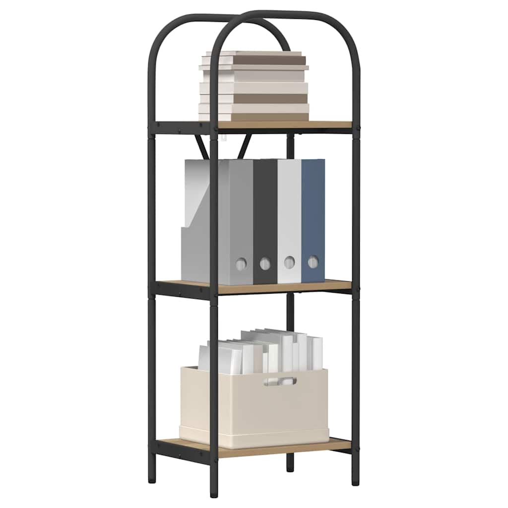 vidaXL Boekenkast artisanaal eikenkleurig 40 x 30 x 109 cm