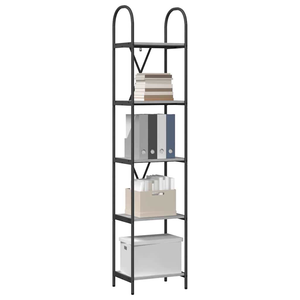 vidaXL Boekenkast Grijs sonoma 40 x 30 x 183 cm Bewerkt hout