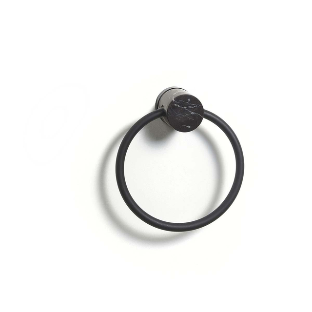 Aquanova Nero - Handdoekring - Black (zwart) NERTLR-09