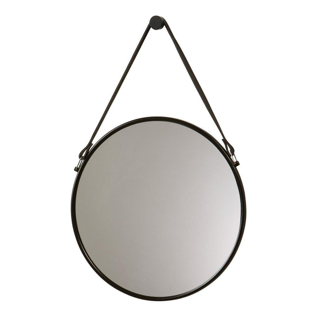 Aquanova Thymo Spiegel 47cm Zwart met riem THYMIR-09