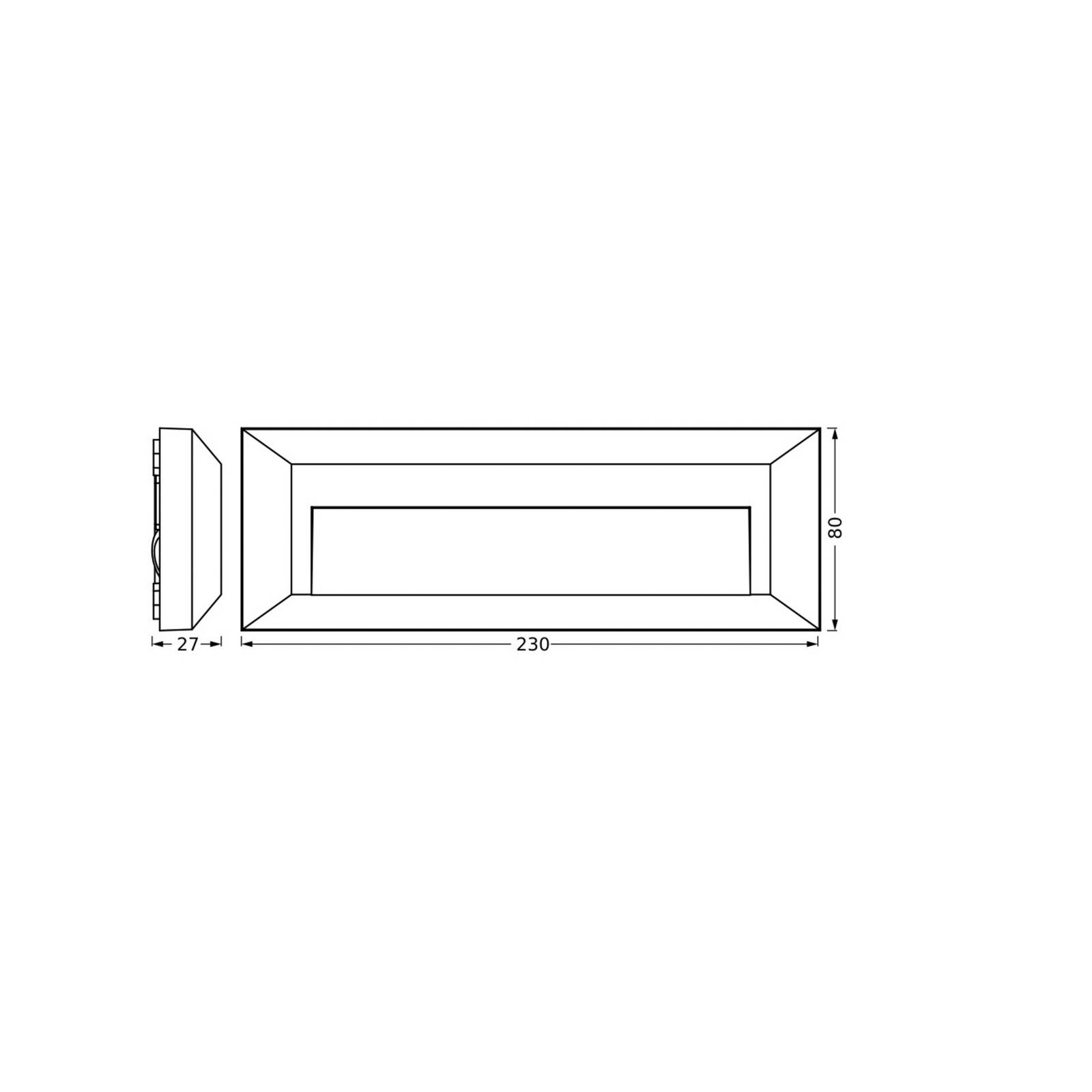 Osram LED buiten wandlamp ENDURA STYLE IVAN, donkergrijs, IP65