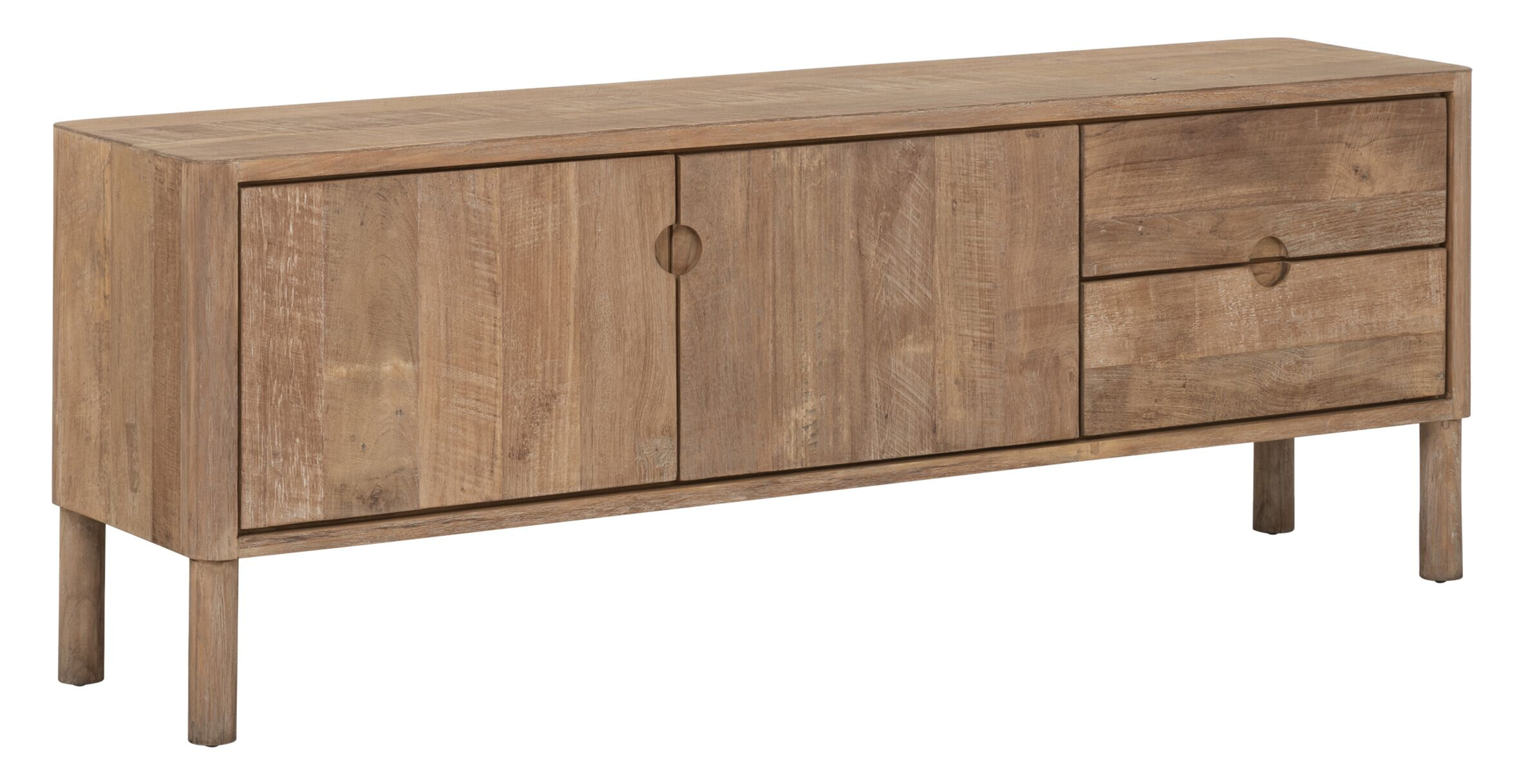 DTP Home TV-meubel Apollo No. 2 Teakhout, 150cm - Bruin