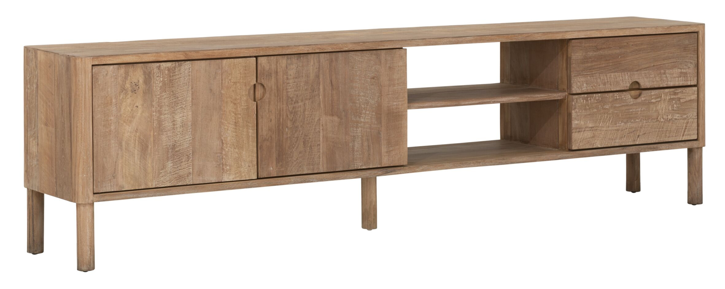 DTP Home TV-meubel Apollo No. 2 Teakhout, 210cm - Naturel