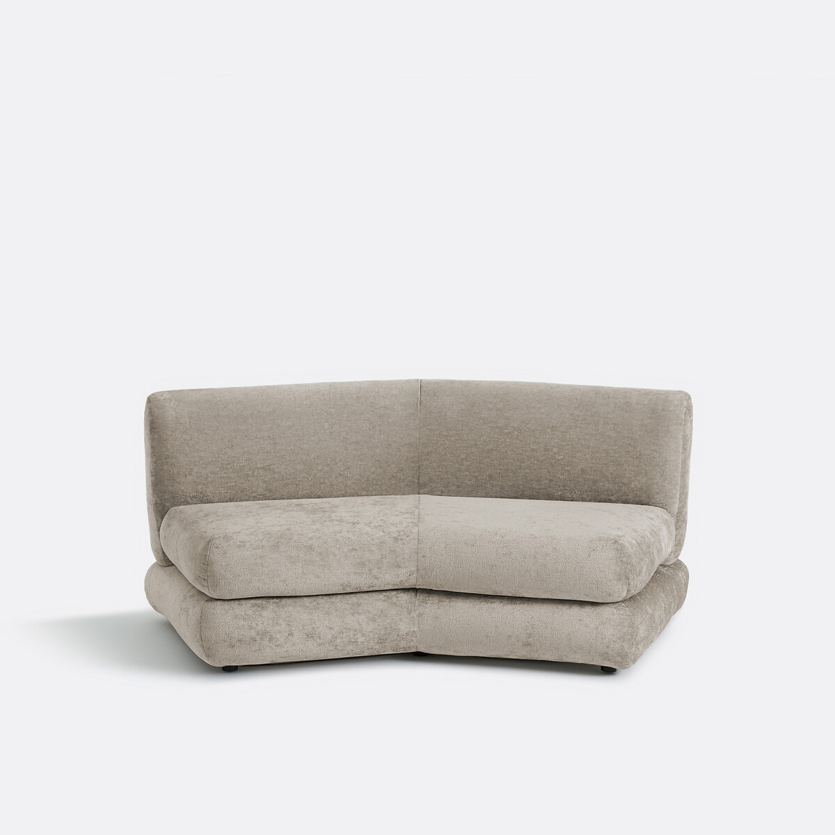 LA REDOUTE INTERIEURS Omvormbare 2-zitsbank in dik fluweel, HOOVER