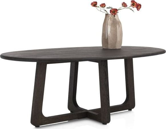 Almora eetkamertafel 210 x 120 cm - burned antique silver