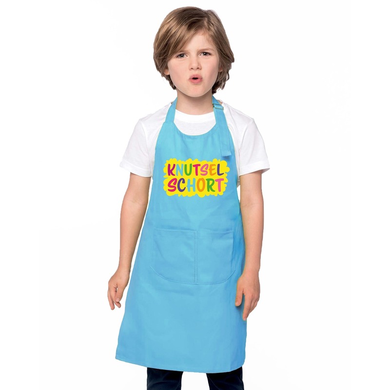 Bellatio Decorations Knutselschort blauw kinderen -