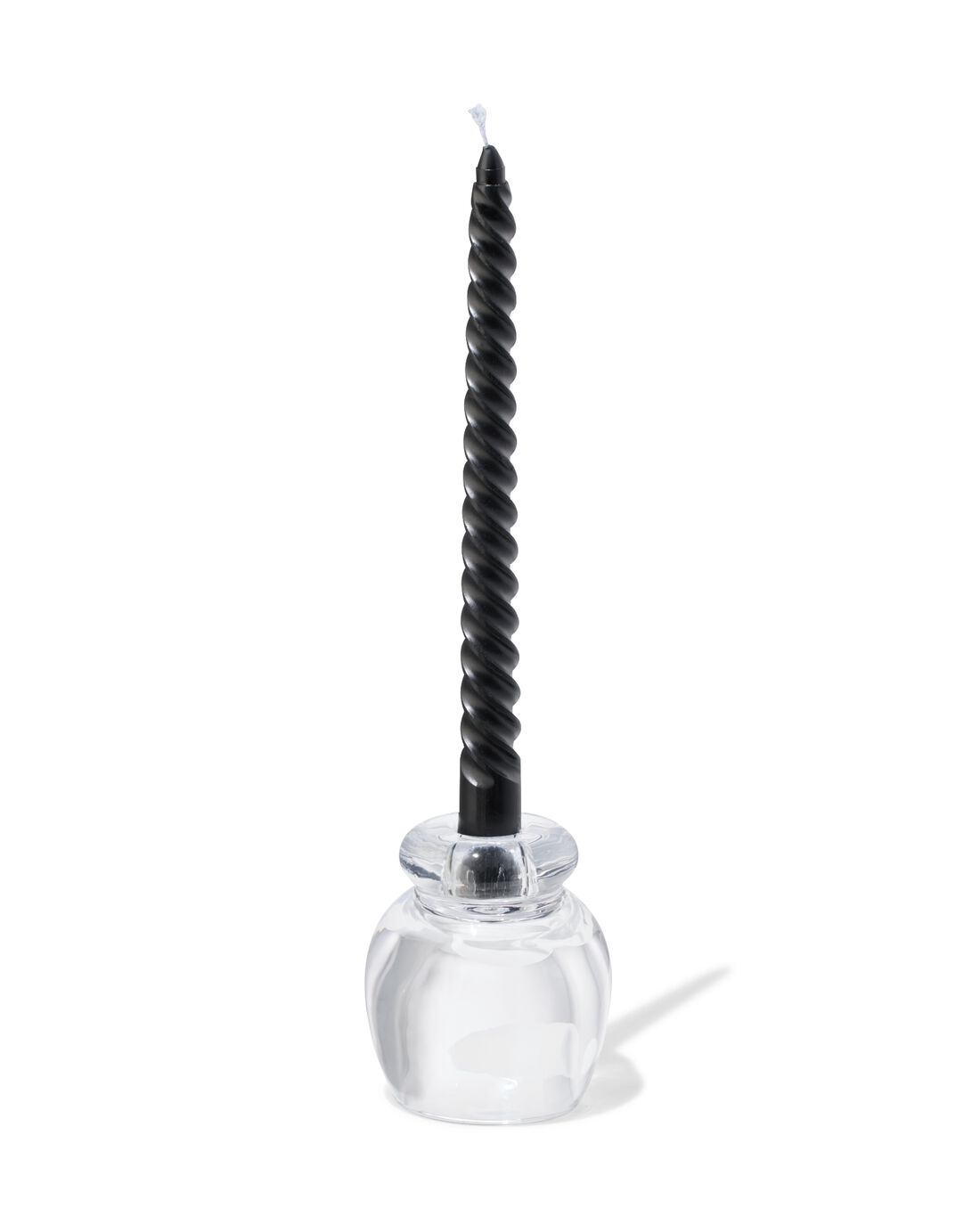 051 Kandelaar 8.5x10cm Glas Transparant (transparant)