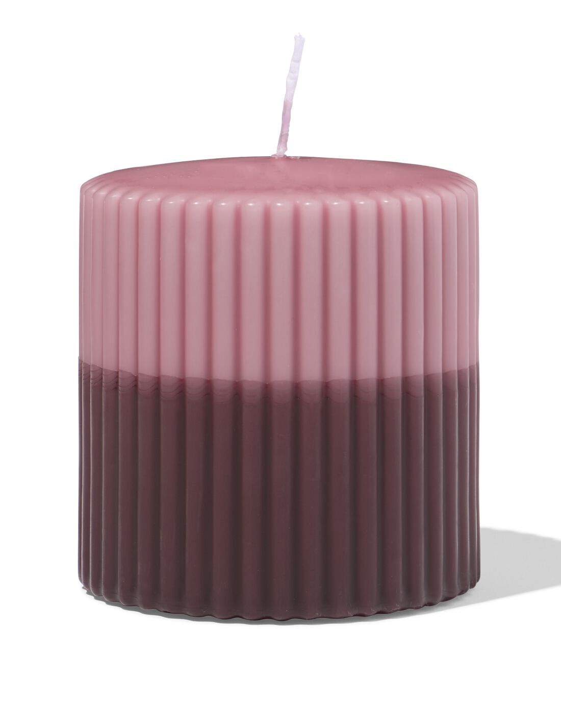 HEMA Stompkaars ⌀10x10cm Rib Roze (roze)