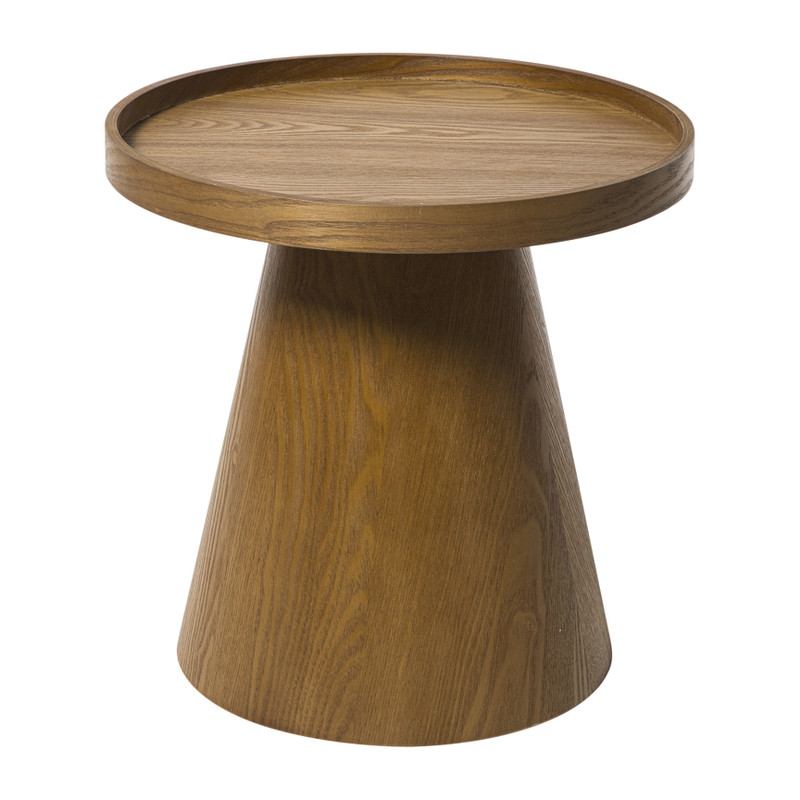 Xenos Bijzettafel Rondo klein - bruin - ø38.5x38 cm