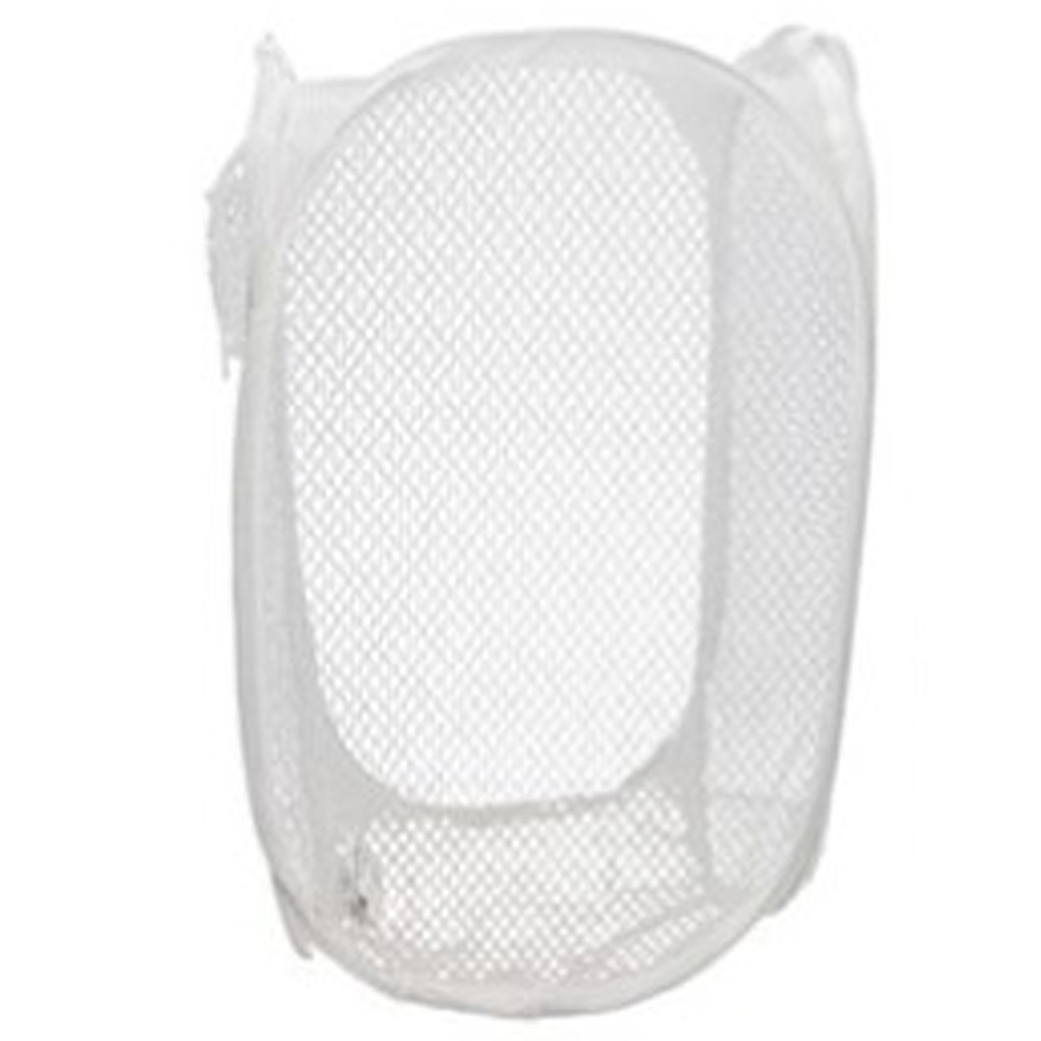 Gerimport Wasmand flexibel/opvouwbaar - wit - kunststof - 30 x 30 x 50 cm - 55 liter -