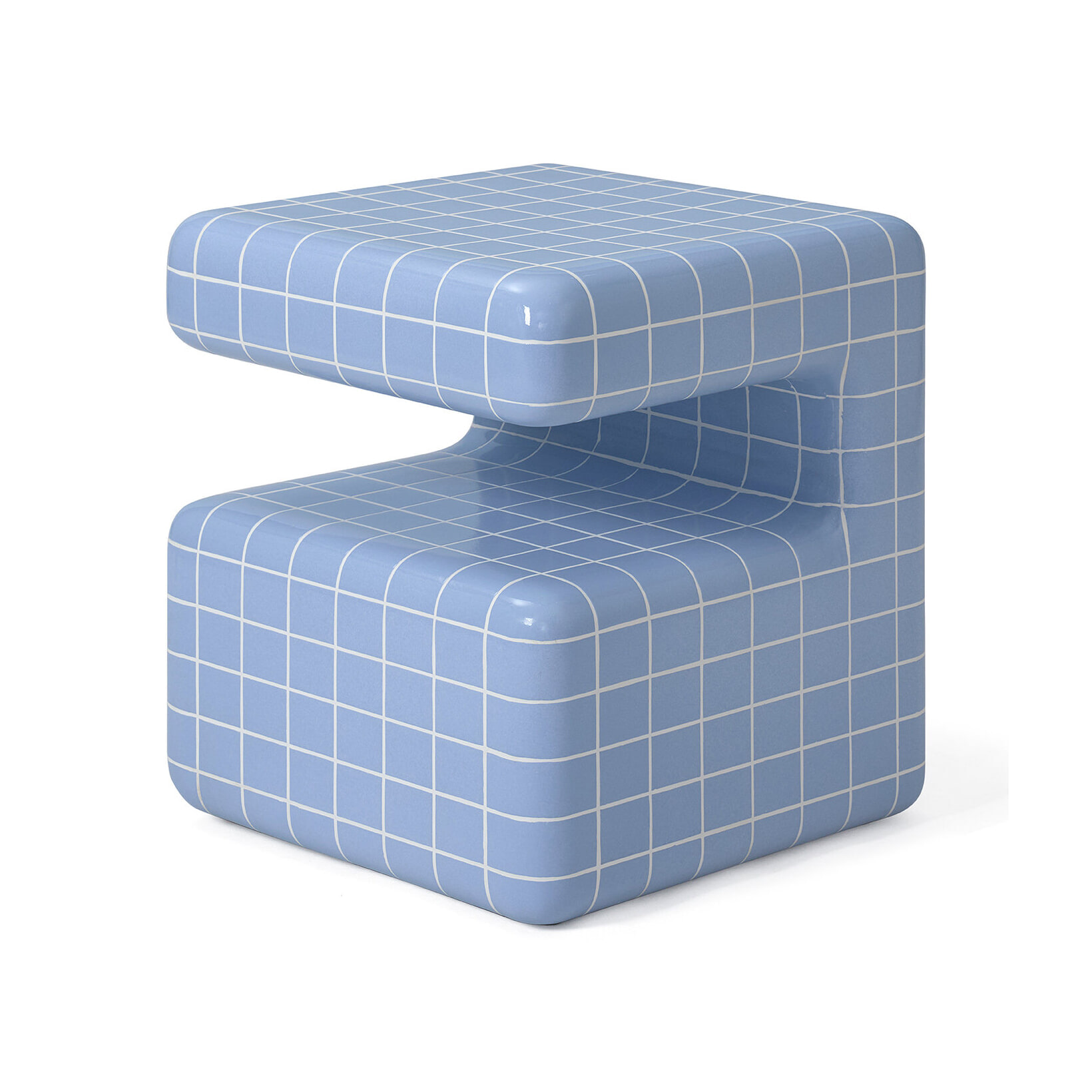 Jesper Home Bijzettafel Takamu 45 x 45cm - Cashmere Grid