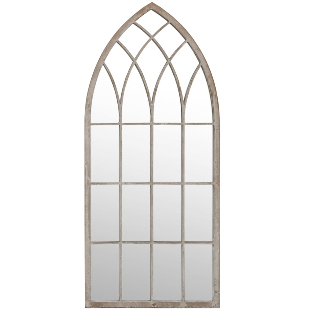 vidaXL Spiegel 100x45 cm ijzer zandkleurig