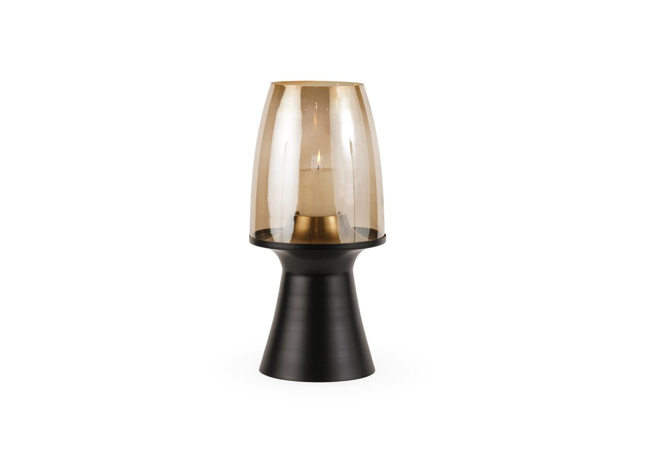 Richmond Interiors Richmond Windlicht Vienna 56cm - Zwart