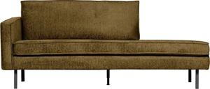 BePureHome &VerticalLine; Rodeo daybed left structure velvet brass &VerticalLine; Zitmeubels woonkamer &VerticalLine; 2-zitsbank
