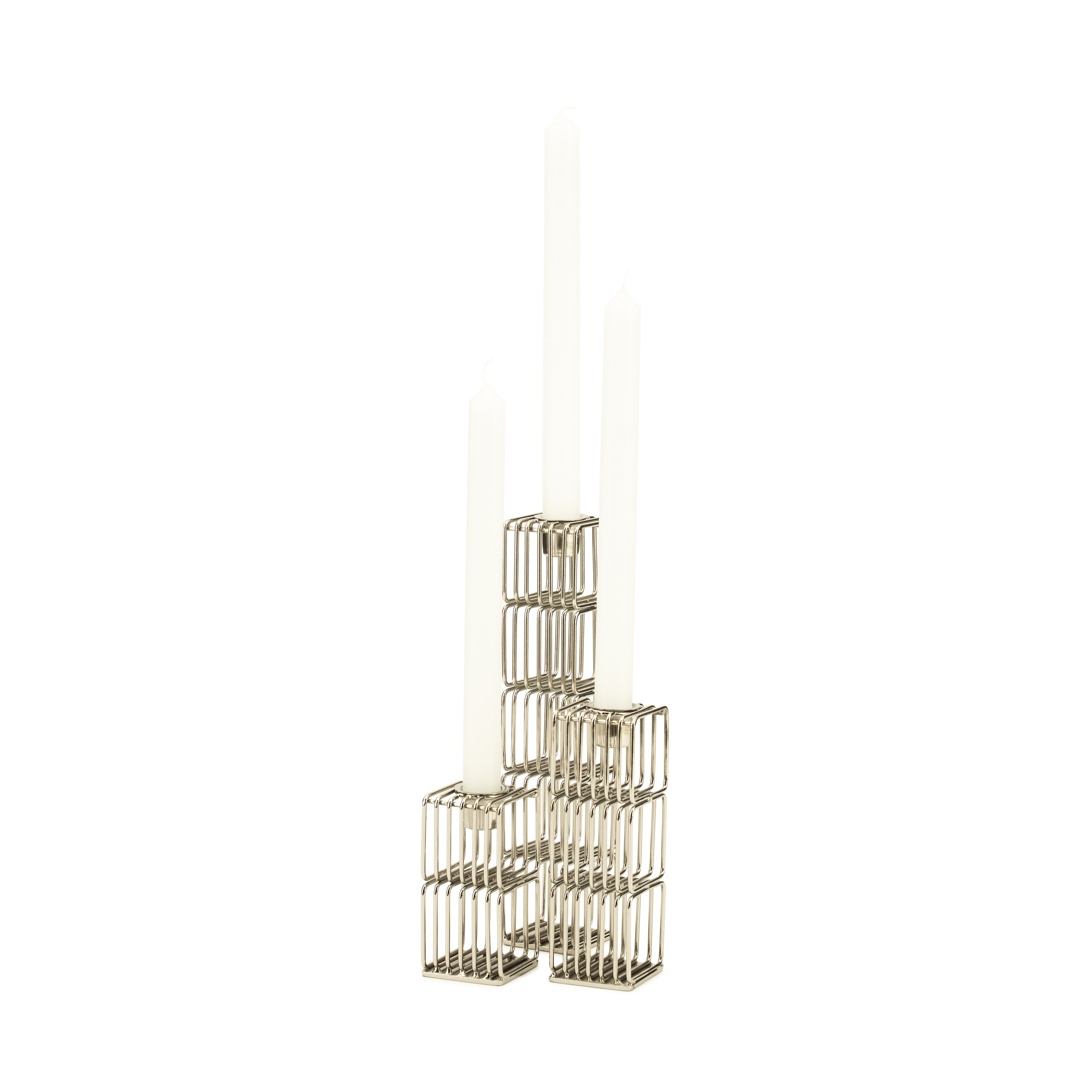 By-Boo Kaarshouder WireWorks Set van 3 stuks - Silver