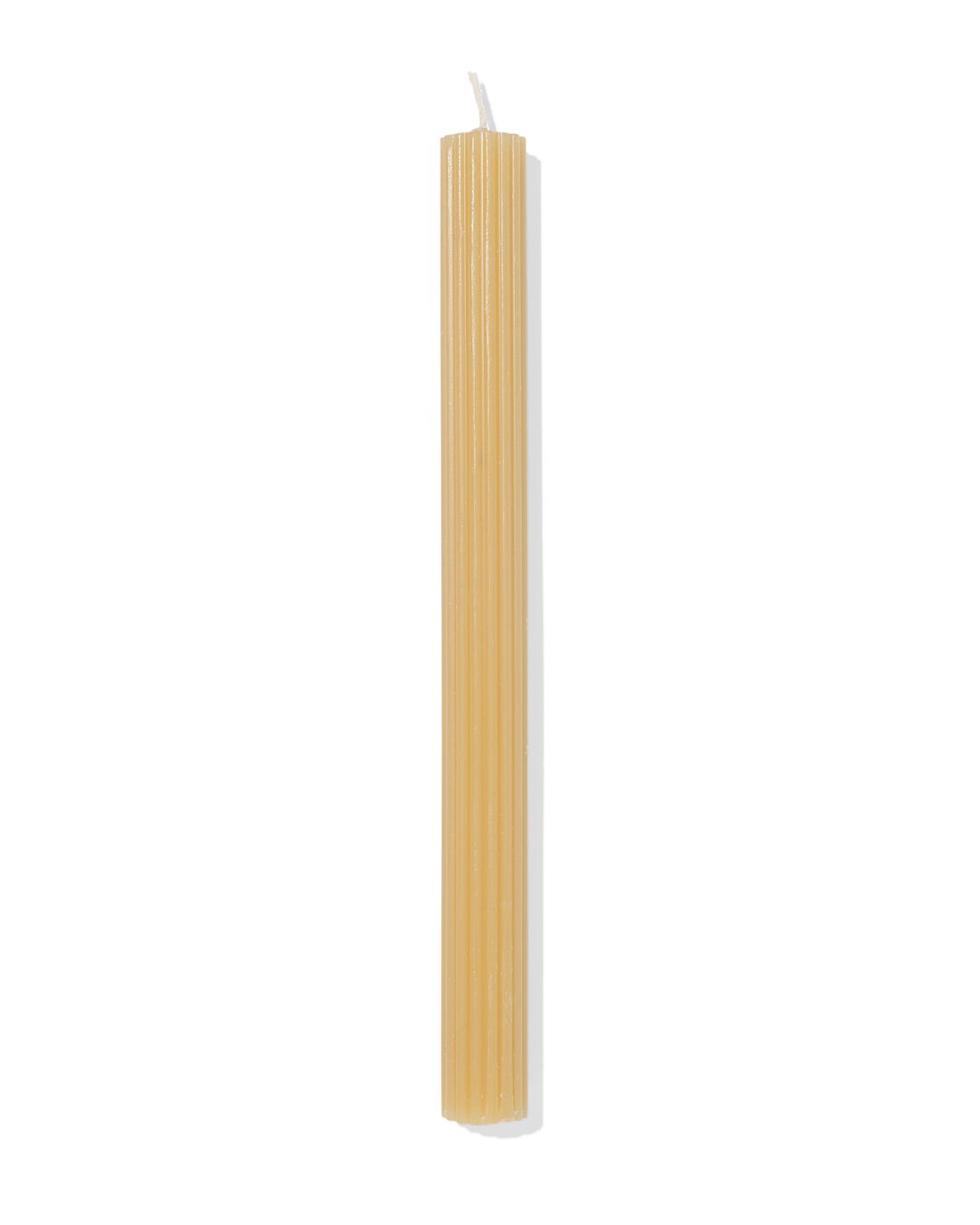 HEMA Huishoudkaars Ø2.2x24cm Reliëf Lichtbruin (lichtbruin)