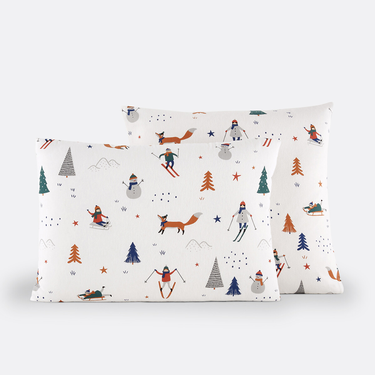 LA REDOUTE INTERIEURS Kussensloop in flanel, Shuss