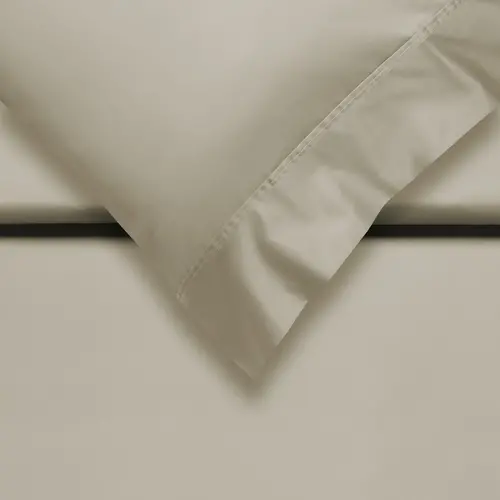 Vandyck Purity 87 Uni Satin kussensloop 60x70 Stone