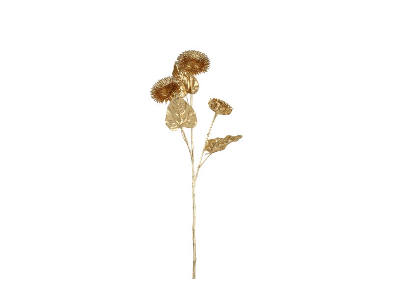 Countryfield Kunstbloem Dahlia 8x17x88 cm goud - 