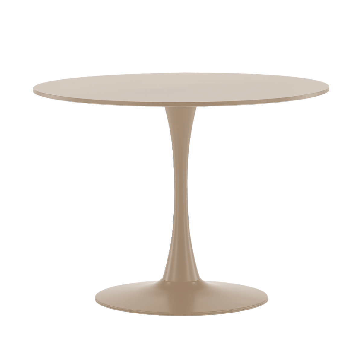 Nest living Amy houten eettafel beige - Ø100 cm