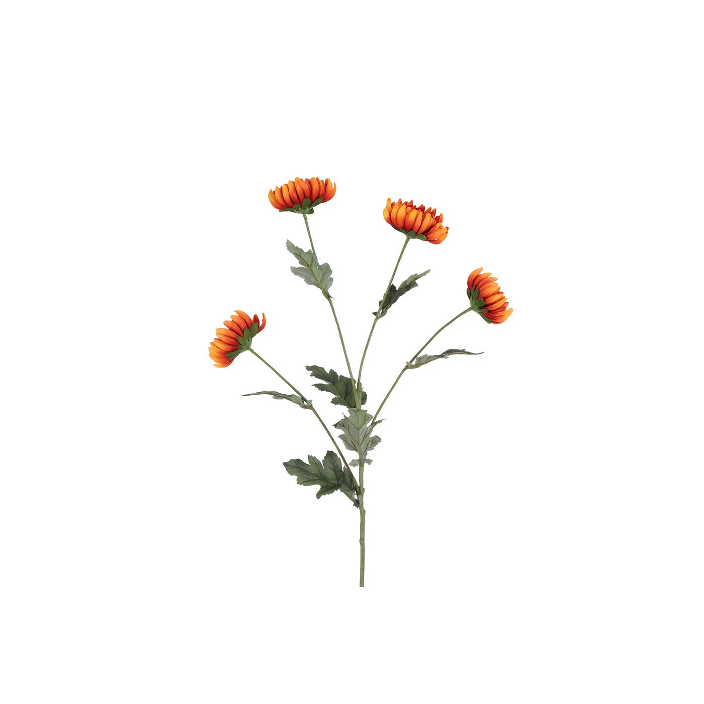 Countryfield Kunsttak Chrysanthemum oranje 20xH83,8cm