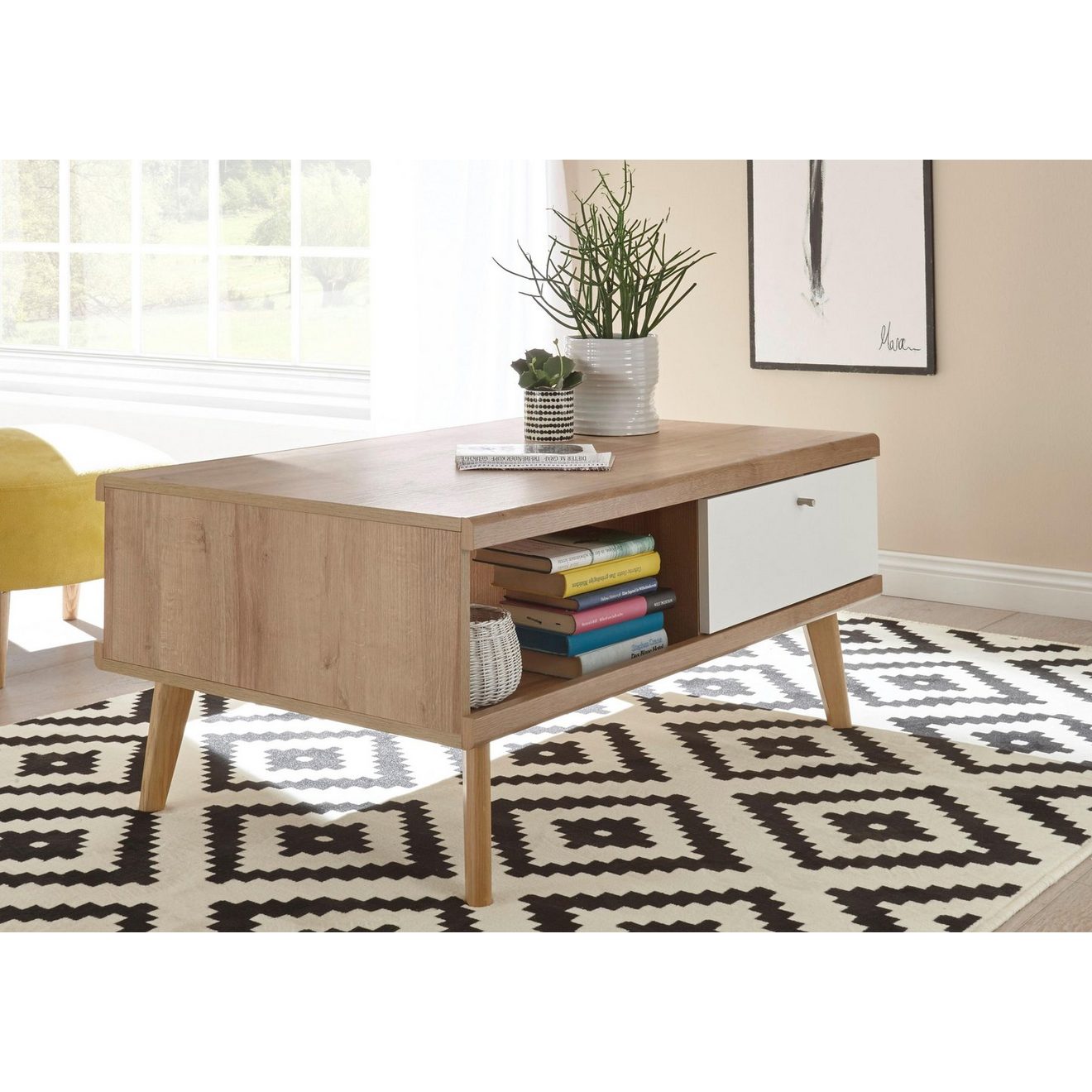 Andas Salontafel MERLE Scandi Design, hoogte 46 cm