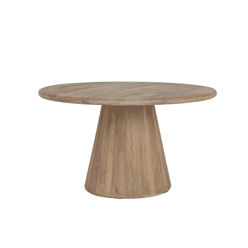 Tower Living Ronde Eettafel Asti Mangohout, 150cm - Naturel