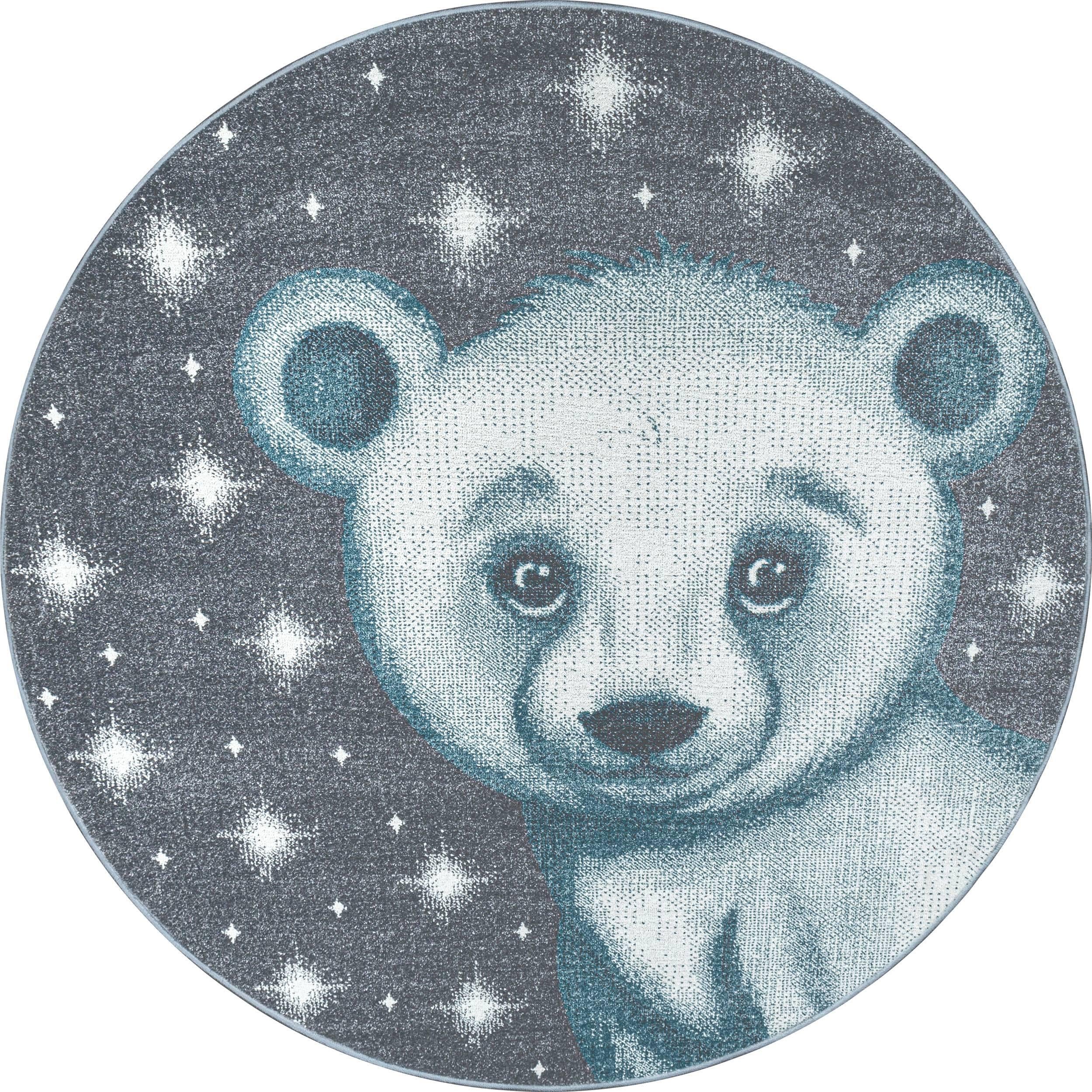 Ayyildiz Kindervloerkleed Teddy rond |