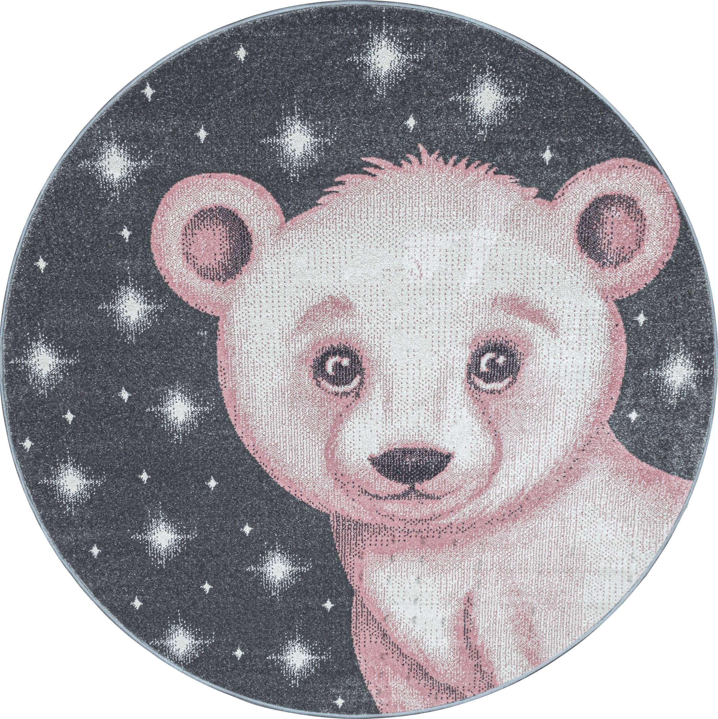Ayyildiz Kindervloerkleed Teddy rond |