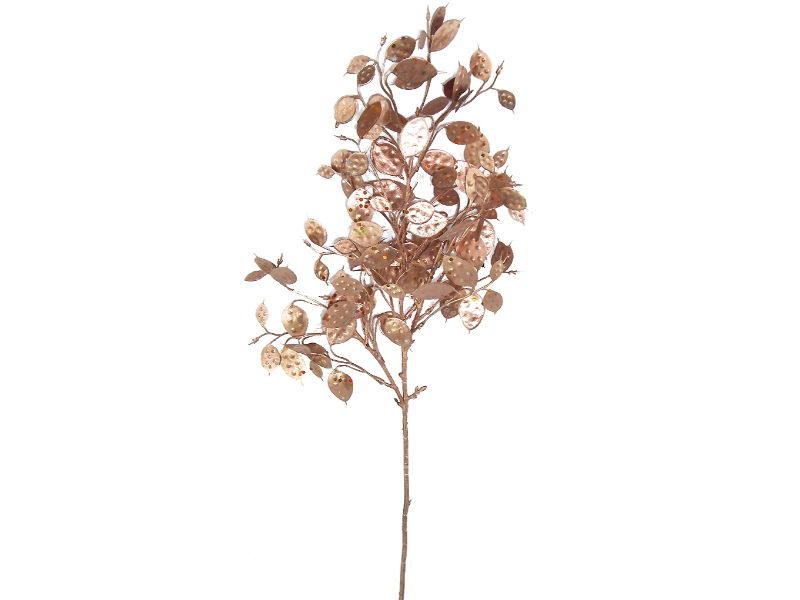 Buitengewoon de boet Kunsttak judaspenning ant.goud, 63 cm - 