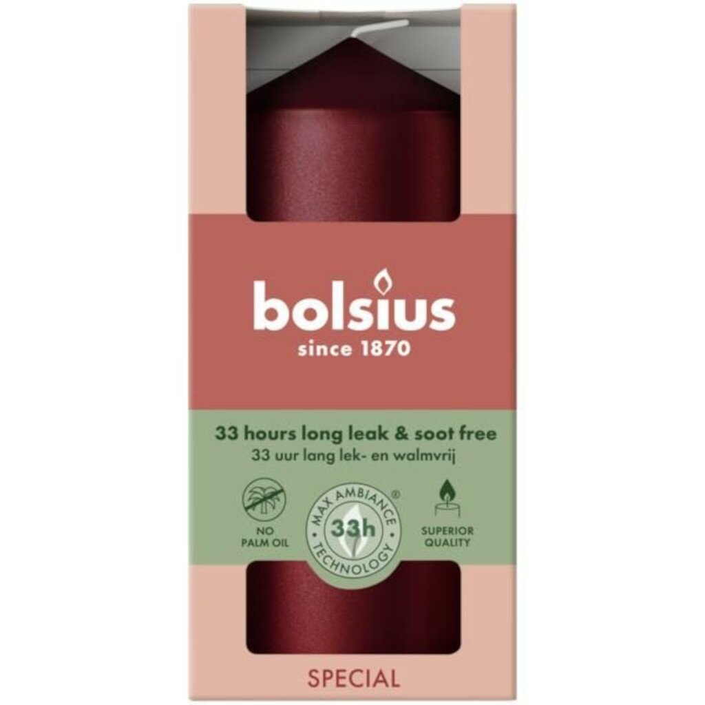 Stompkaars 12x6 cm metallic red