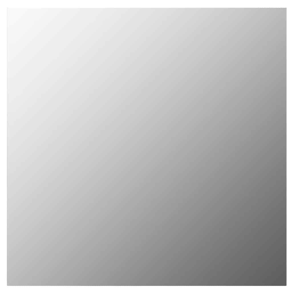 vidaXL Wandspiegel vierkant 60x60 cm glas