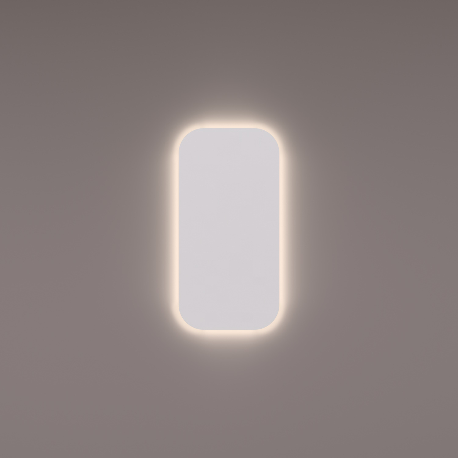 Hipp Design Spiegel  SPV B01 Rechthoek 40x80 cm Met Verlichting Incl. Spiegelverwarming