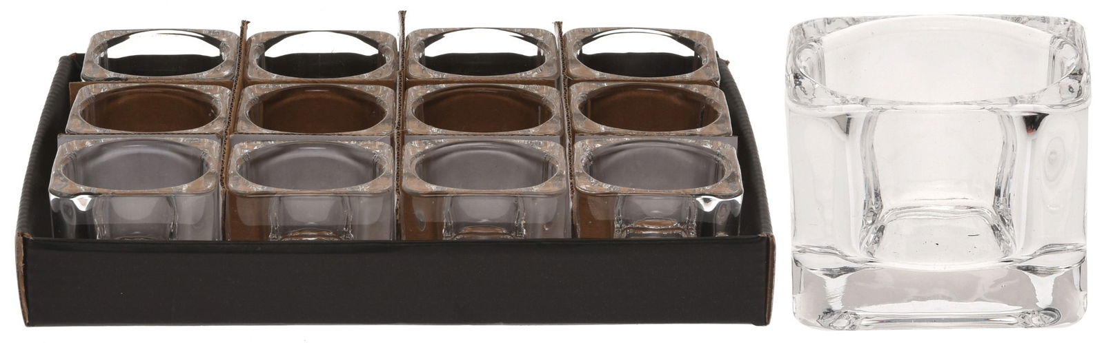 Nampook 10 stuks! Theelichthouder helder 4cm  -