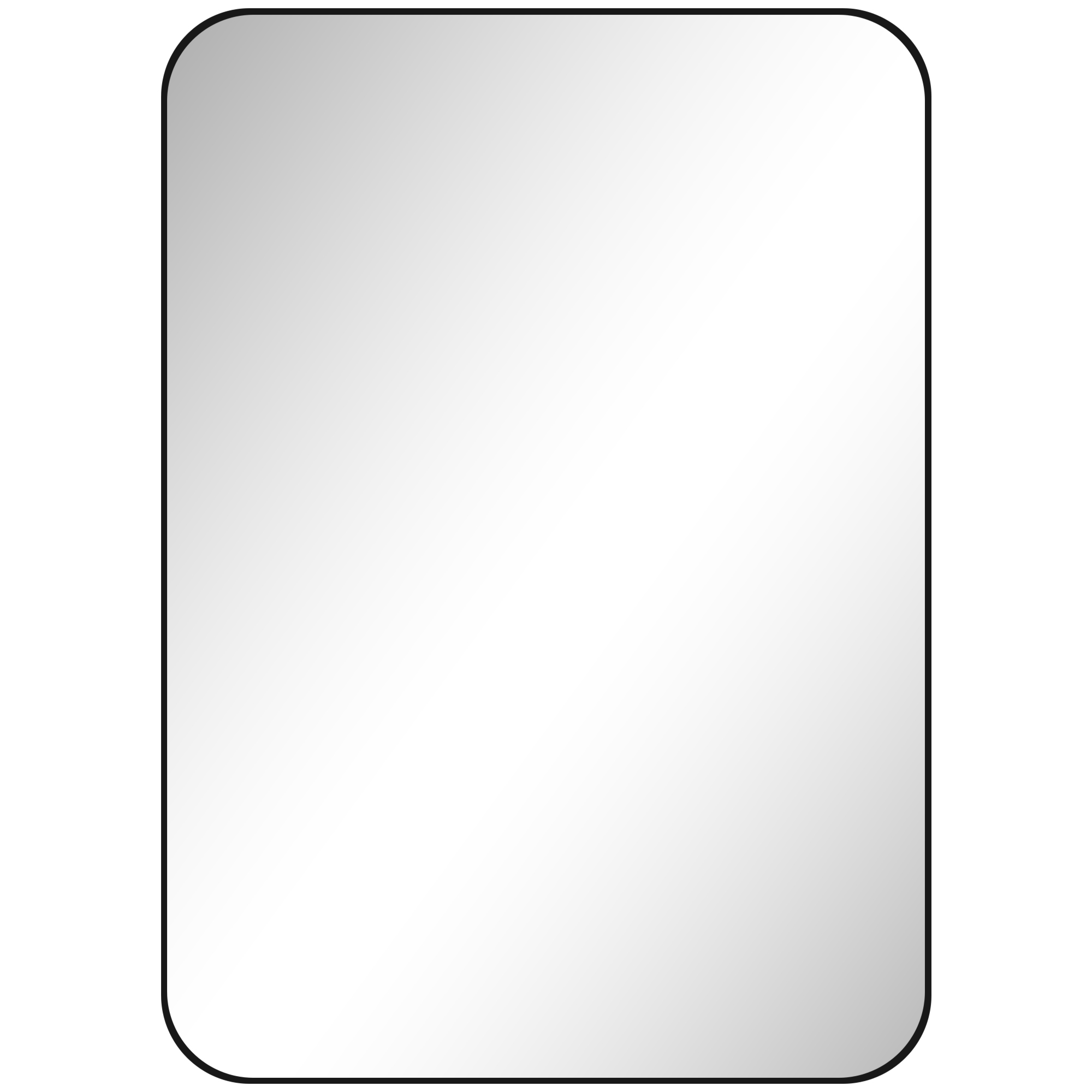 HOMCOM Badkamerspiegel wandspiegel met splinterfolie metalen frame badkamer 50 x 70 cm zwart