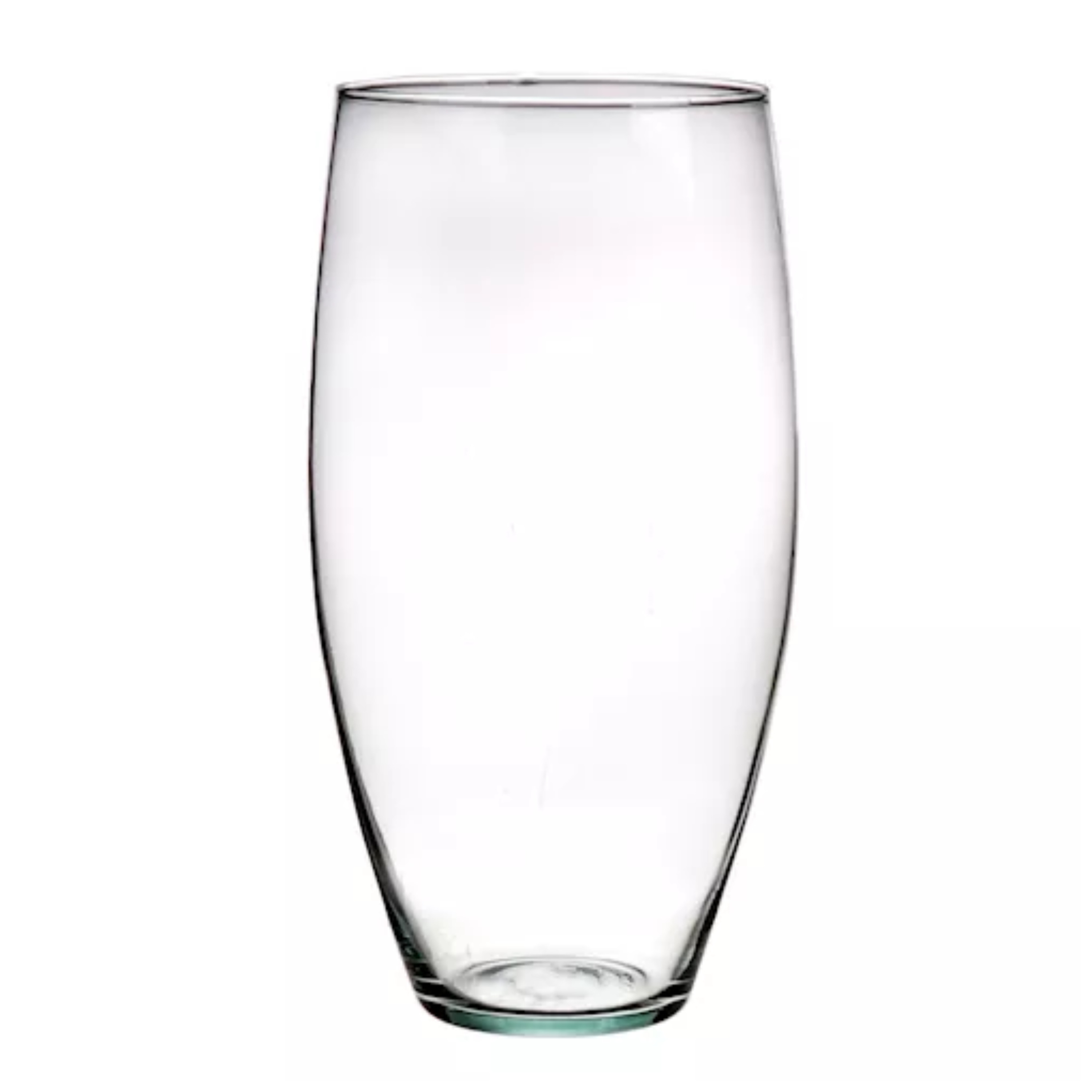 Merkloos Bloemenvaas Raine - helder transparant glas - D13 x H25 cm - decoratieve vaas - bloemen/takken -