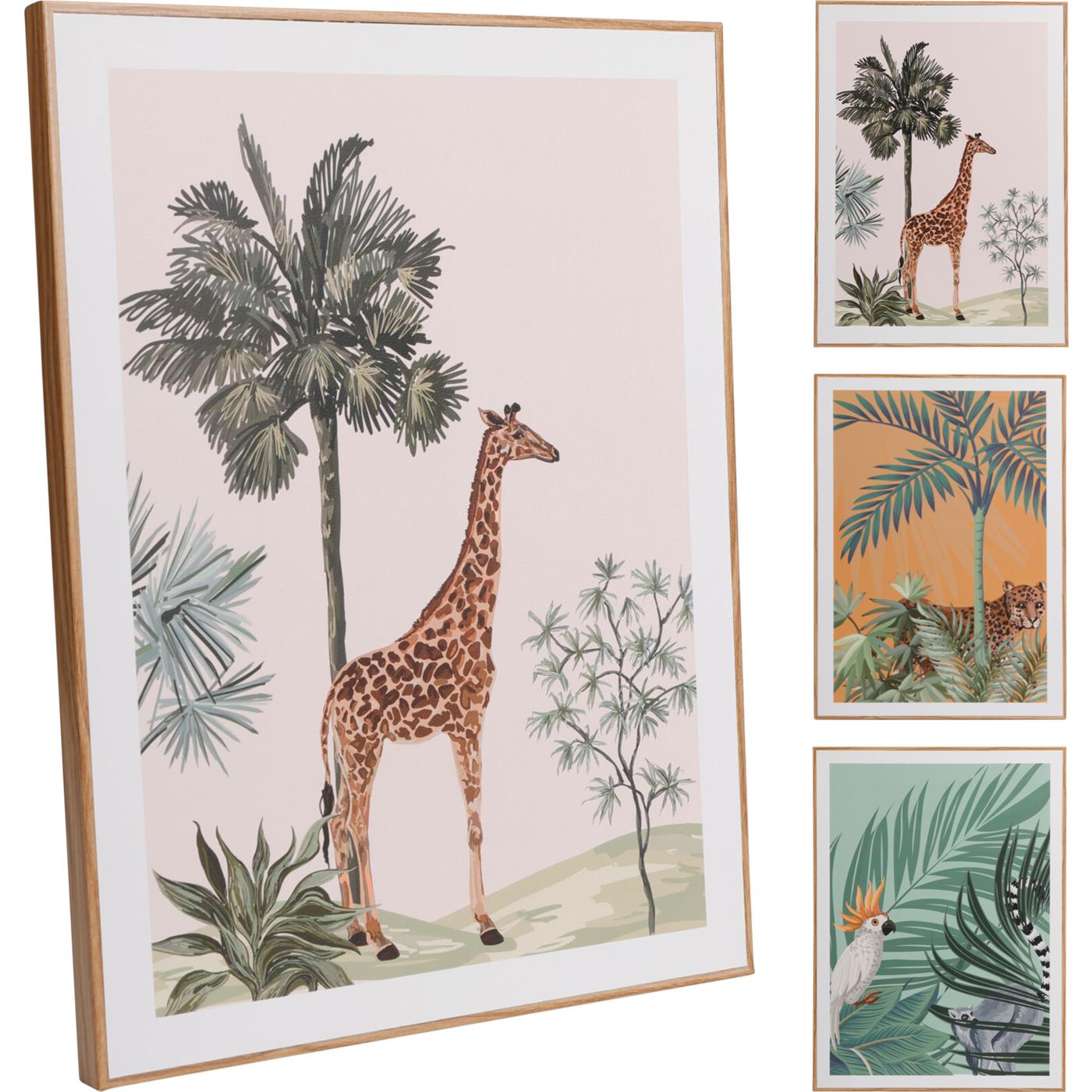 Home & Styling Wanddeco mdf 28x38cm Jungle