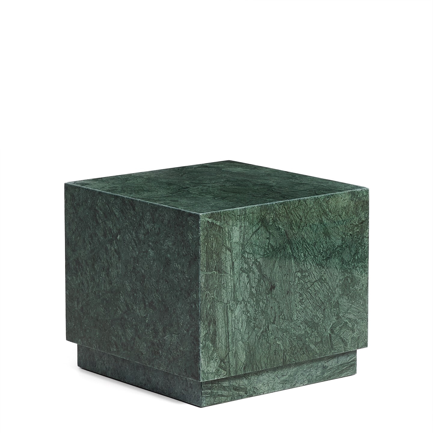 Kave Home Bijzettafel Sorein Marmer, 40 x 40cm - Groen