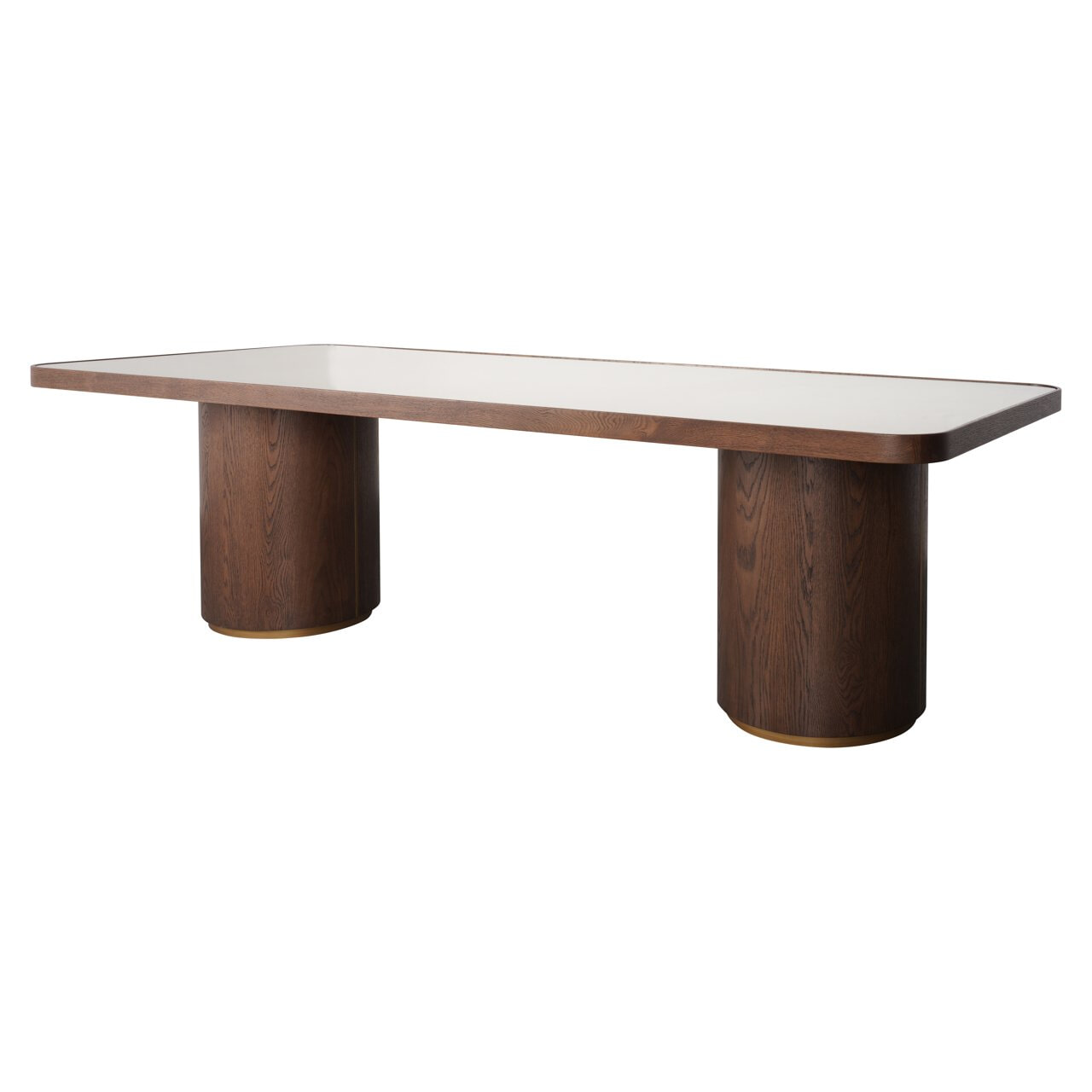 Richmond Interiors Richmond Eettafel Willox Linnen en eiken, 235 x 100cm - Bruin