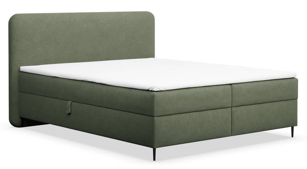 NADUVI Collection Boxspring Contero chenille 180 x 200 cm met opbergruimte | 