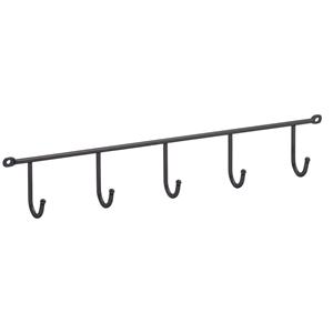 Walteco Vijfvoudige Sleutelhaken Zwart