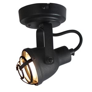 Sfeerlampen Spot Industria zwart 1 lichts