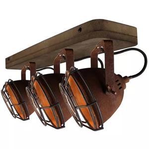 Sfeerlampen Spot Bella roest 3 lichts