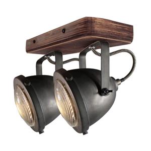 Sfeerlampen Spot Bella zwart 2 lichts