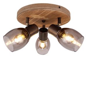 Sfeerlampen Spot Sylvie zwart 3 lichts